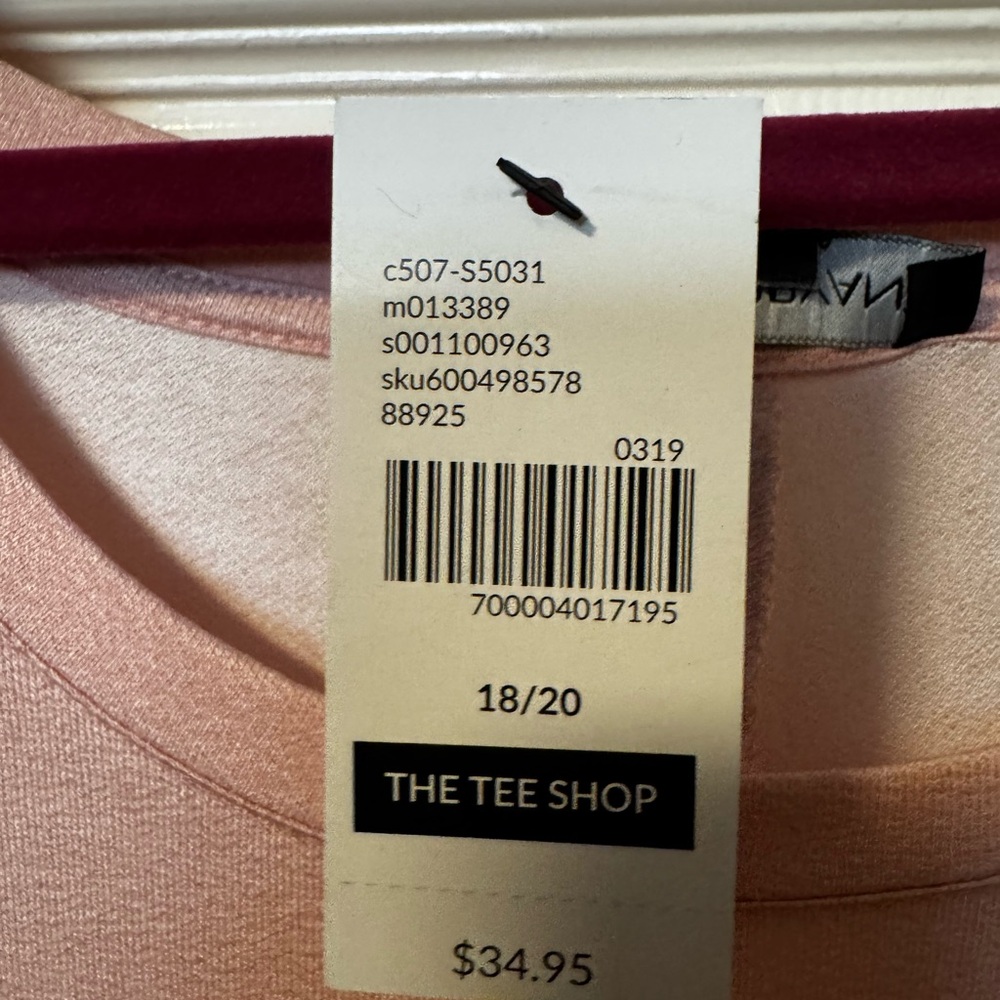 Gradient Pink and Purple Women's Top - Picture 4 of 4